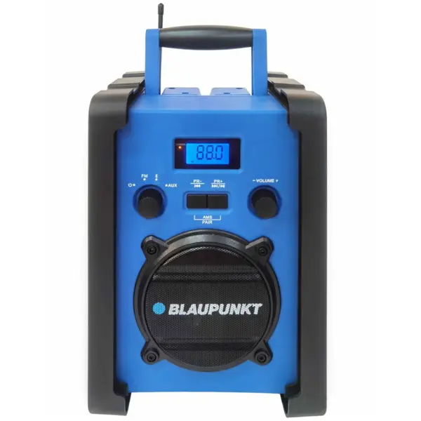 Blaupunkt Player portabil pentru santier cu Bluetooth Blaupunkt PP30BT, Radio FM, mp3, Albastru