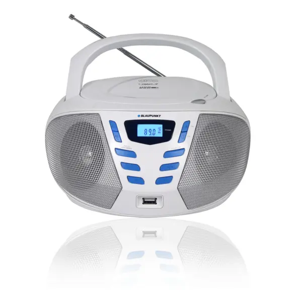 Blaupunkt Radio CD portabil Blaupunkt Boombox BB7WH, FM, USB, Alb