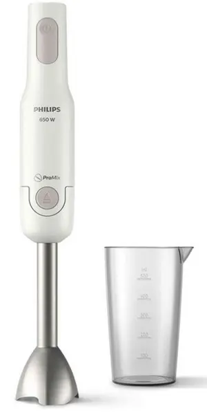 Blender de mână Philips - HR2534/00 ProMix, 650W, alb