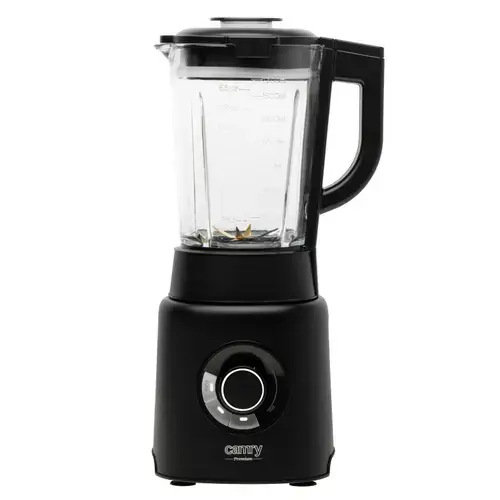 Blender de masa Camry CR 4089, 2000 W, Pahar sticla 1.7 l, Functie zdrobire gheata (Negru)