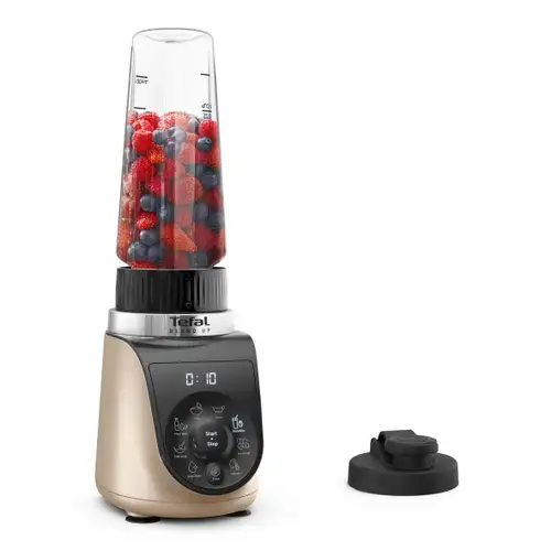 Blender de masa Tefal Blend Up BL190AF0, 1000 W, Bol 0.85 l, 1 viteza, 6 lame (Negru/Bronz)