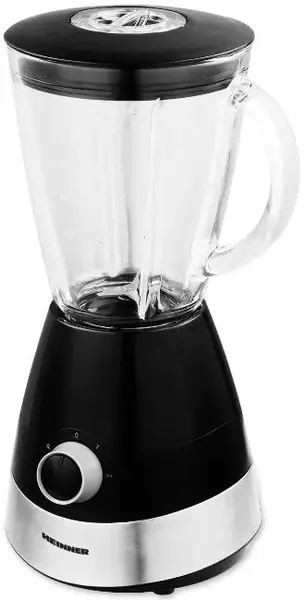 Blender Heinner HBL-550S, 1.5l, 550W, 2 Viteze, Negru/Gri