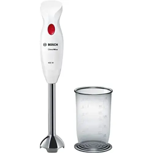 Blender manual CleverMixx 400 W Alb, rosu intens