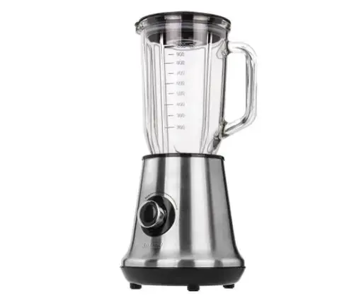Blender Mpm MBL-15M, 450 W, 1.5 L, 2 Viteze (Negru/Inox)