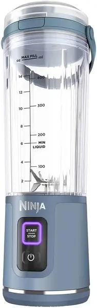 Blender Ninja - BC151EUNV, 0.5 l, 1 treaptă , albastru