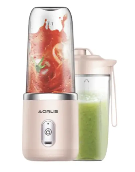 Blender portabil reincarcabil Aorlis AO78228 de 300ml putere 40W