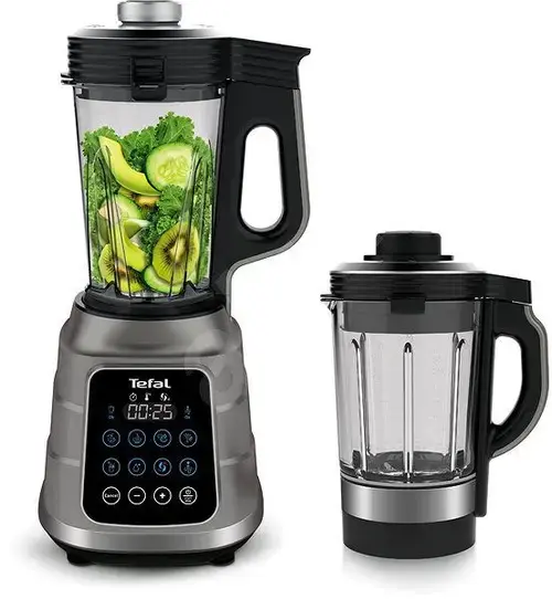 Blender Tefal UltraBlend Boost BL985A31, 1300 W, 10 Programe automate (Negru/Argintiu)