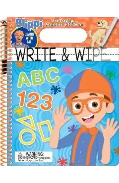 Blippi: Write and Wipe - Editors Of Studio Fun International