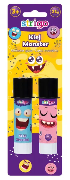 Blister lipici pentru copii seria Monster, bucati set,21 grame