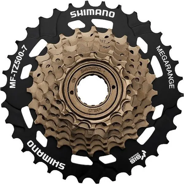 Bloc De Pinioane Pe Filet Shimano Tourney Mf-Tz500-7, 7 Vit., 14-16-18-20-22-24-34T, Vrac