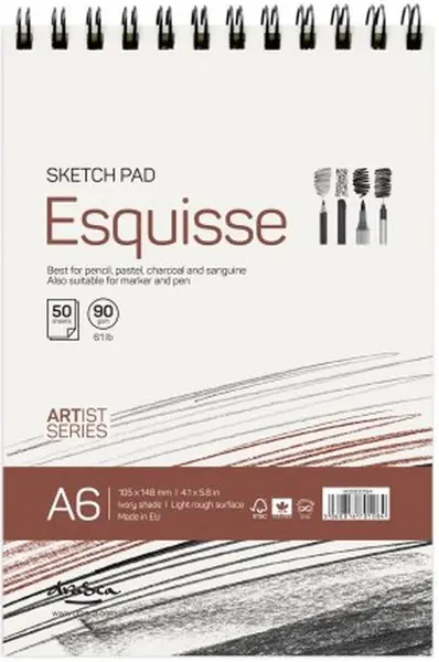 Bloc de schițe Drasca - Esquisse, 50 de coli, A6