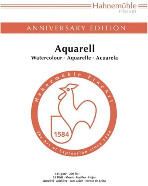 Bloc de schițe pentru acuarelă Hahnemuhle - 30 х 40 cm, 15 de coli