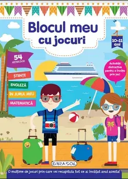 Blocul meu cu jocuri. 54 abtibilduri. 10-11 ani/***