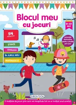 Blocul meu cu jocuri. 54 abtibilduri. 9-10 ani/***