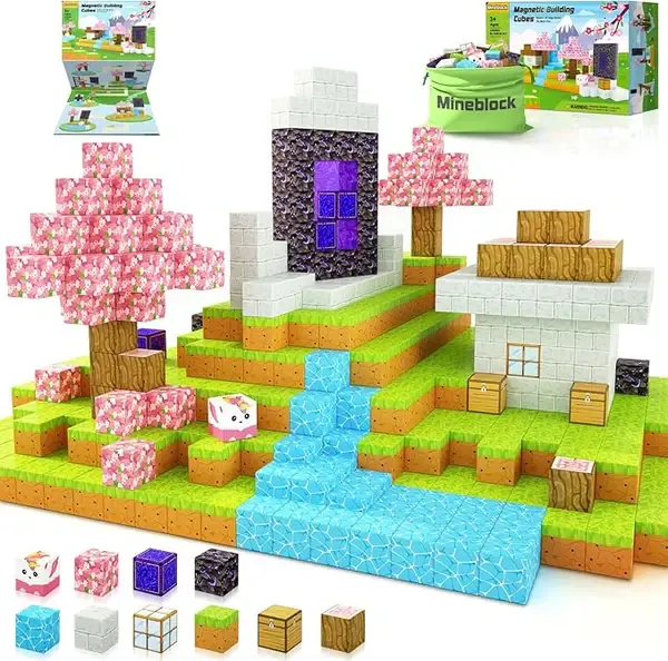Blocuri magnetice de constructie 3D, 2.5 cm