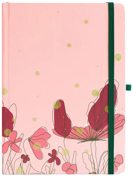 Blopo Hard Cover Notebook - Floral Fables, pagini punctate