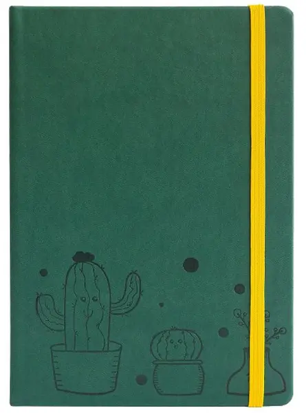 Blopo Hardcover Notebook - Prickly Pages, Dotted Pages