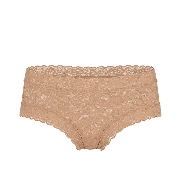 Blossom lace cheeky panty - praline /nude M