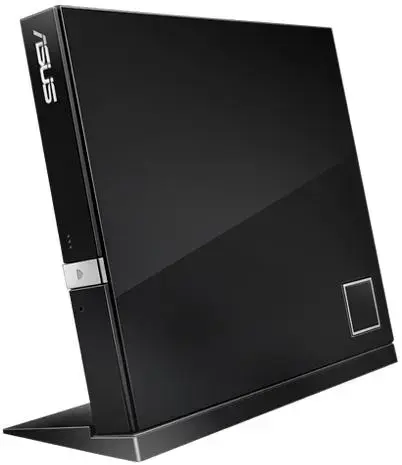 BLU-RAY writer extern ASUS SBW-06D2X-U 6X, suport M-DISC, ASUS Webstorage gratuit 12 luni, Nero BackItUp (Negru)