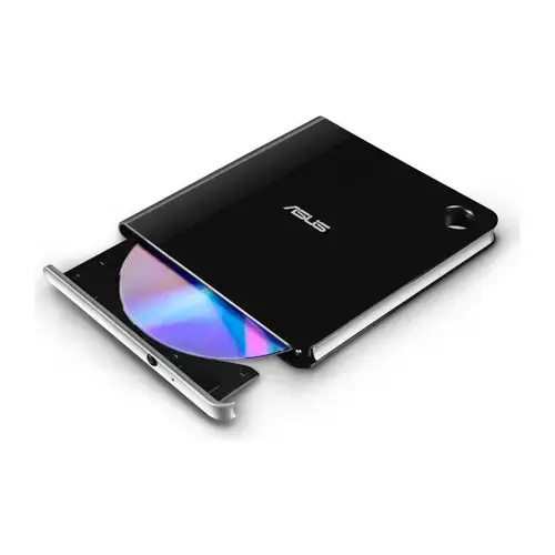 BLU-RAY Writer Extern ASUS SBW-06D5H-U 6X, suport M-DISC, interfata USB 3.0, Nero BackItUp (Negru)