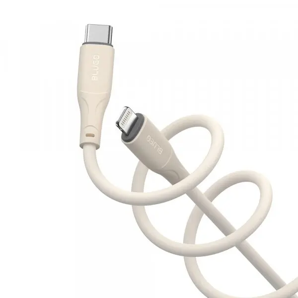 Blueo Cablu Date si Incarcare USB-C - Lightning Blueo Ape Legend, 20W, 1.5m, Gri