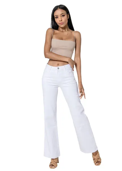 Blugi albi dama Evazati Nina Carter P080-10 M10