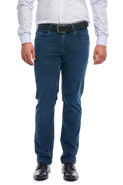 Blugi barbatesti regular fit, King, Indigo Blue (Marime pantalon: W31)