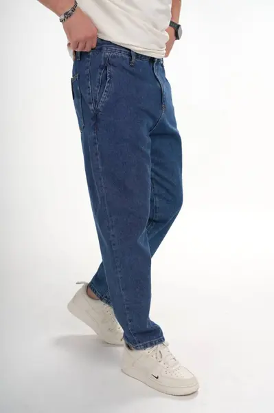 BLUGI BĂRBAȚI DENIM RELAXED FIT BLUE CLASSIC BGAS1166(ASY4028) (MĂRIME: 30)