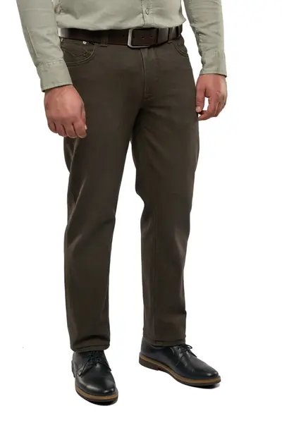 Blugi barbati regular, Mason, maro castaniu (Marime pantalon: W30)