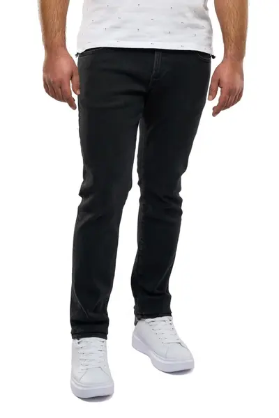 Blugi barbati Slim Fit, Reed, negru (Marime pantalon: W31)