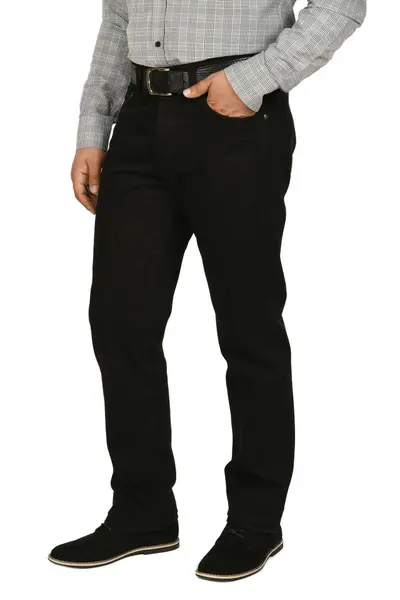 Blugi clasici barbati, Forza, negru (Marime pantalon: W44)
