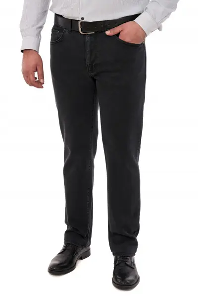 Blugi clasici, Forza stretch, gri antracit (Marime pantalon: W32)