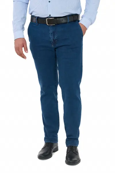 Blugi cu buzunar oblic, Forza, albastru 707-5044AB (Marime pantalon: W34)