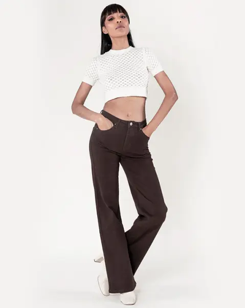 Blugi maro dama Evazati Nina Carter P080-79 M10