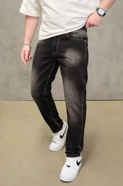 BLUGI RELAXED FIT BLACK FADED – MODERN WASHED DENIM (MĂRIME: 34)