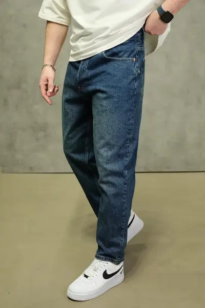 BLUGI RELAXED FIT BLUE WASHED – CLASSIC URBAN DENIM (MĂRIME: 31)