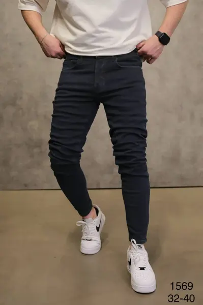 BLUGI SLIM FIT DARK BLUE – CLEAN STREET DENIM (MĂRIME: 32)