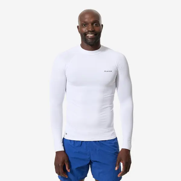 Bluză Anti-UV 100 UPF50+, UV>95% Alb Bărbați