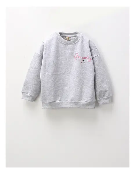Bluza Be Yours Wings, gri