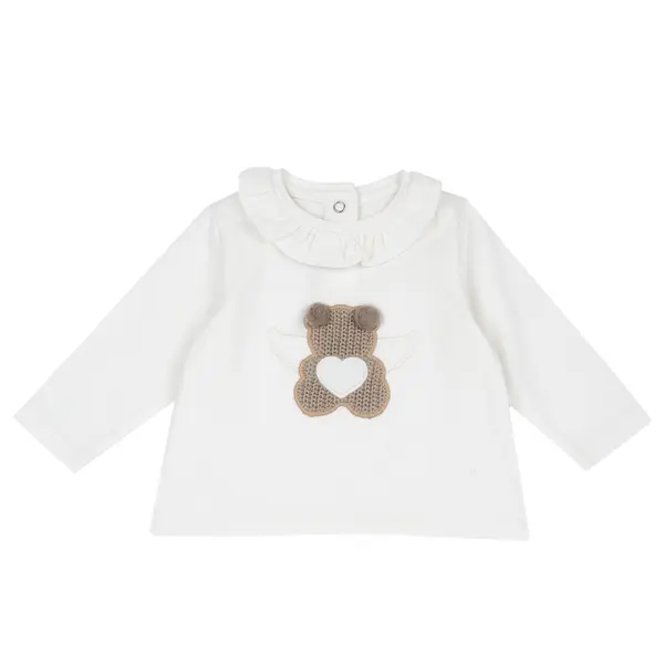 Bluza copii Chicco, Alb, 00102-69MFCO
