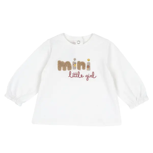 Bluza copii Chicco, alb, 00419-69MFCO