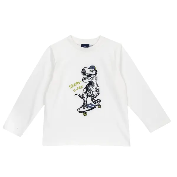 Bluza copii Chicco, alb, 00655-69MC