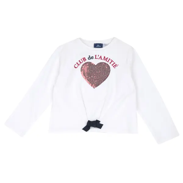 Bluza copii Chicco, alb, 00930-69MC