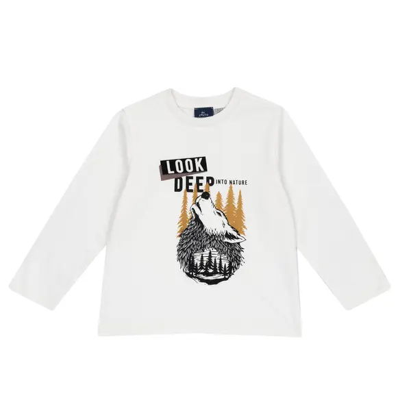 Bluza copii Chicco, alb, 00961-69MC