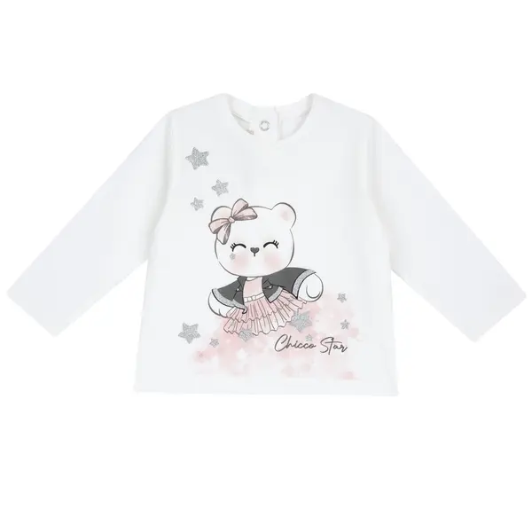Bluza copii Chicco, Alb, 02676-65MFCO