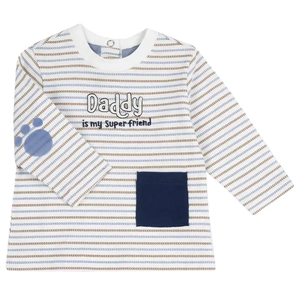 Bluza copii Chicco, alb, 02755-65MFCO