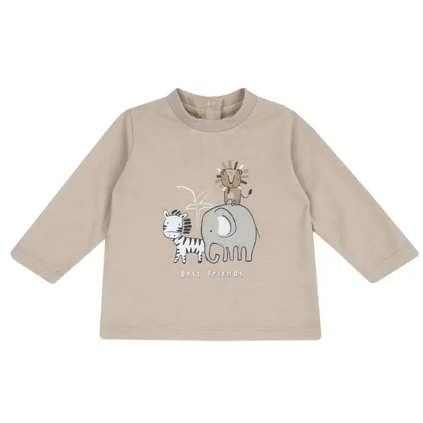 Bluza copii Chicco, Bej cu model, 00843-69MFCO