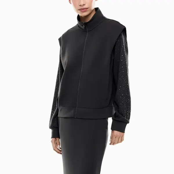 Bluza cu fermoar EA7 TRAIN PRECIOUS W T-TOP FZ