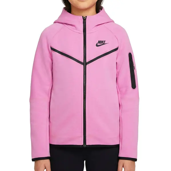Bluza cu fermoar Nike G NSW TCH FLC HD FZ LS - PD