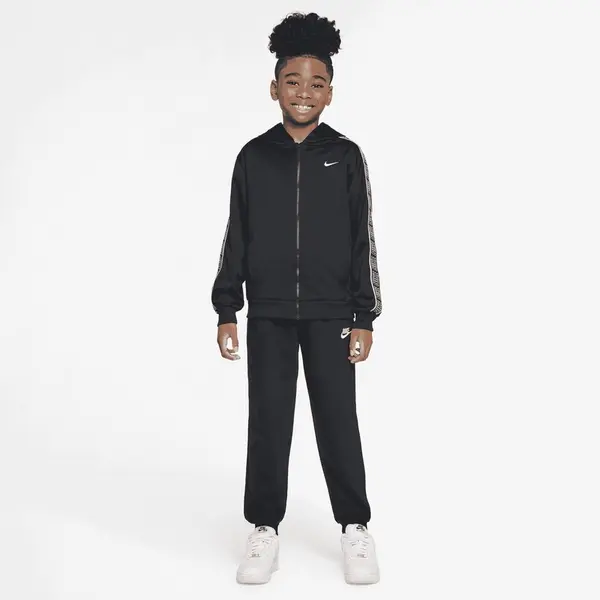 Bluza cu fermoar Nike K NSW DF CLUB+ POLY FZ HDY